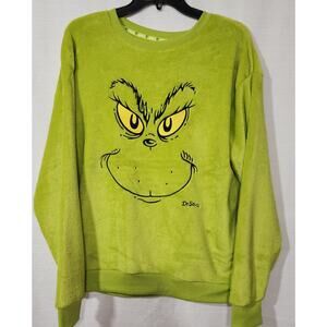 The Grinch fleece hoodie women's size Large NWT